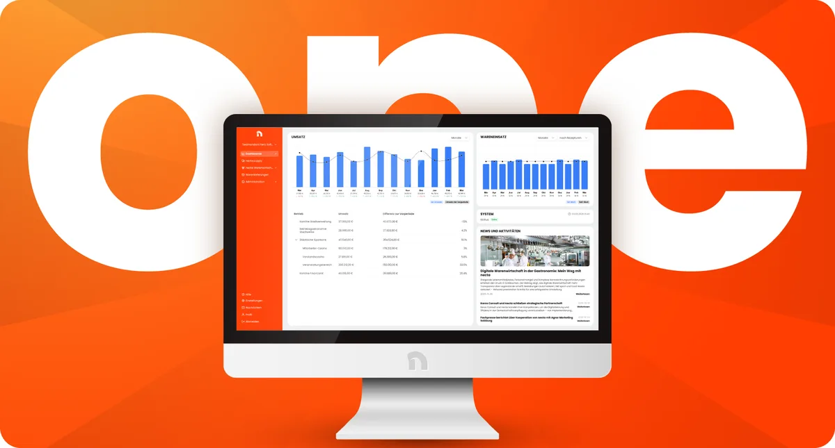 Purchasing, inventory, recipes: everything under control with necta