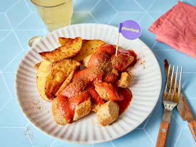 Planted currywurst on Deutsche Bahn trains