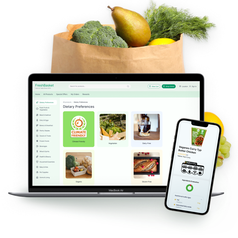 Customer experience with Eaternity Score